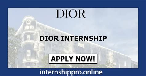 dior internship 2018|Dior internship summer 2024.